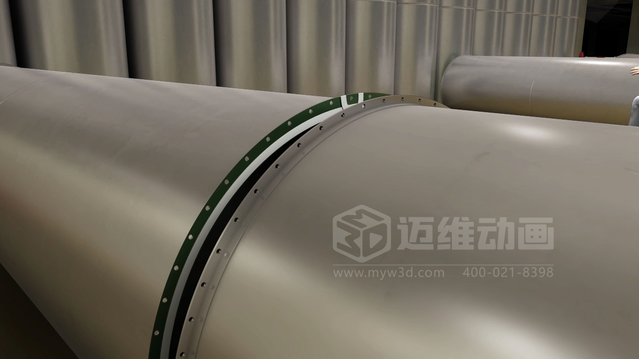 工藝排氣系統(tǒng)工程施工三維動(dòng)畫展示(圖3)